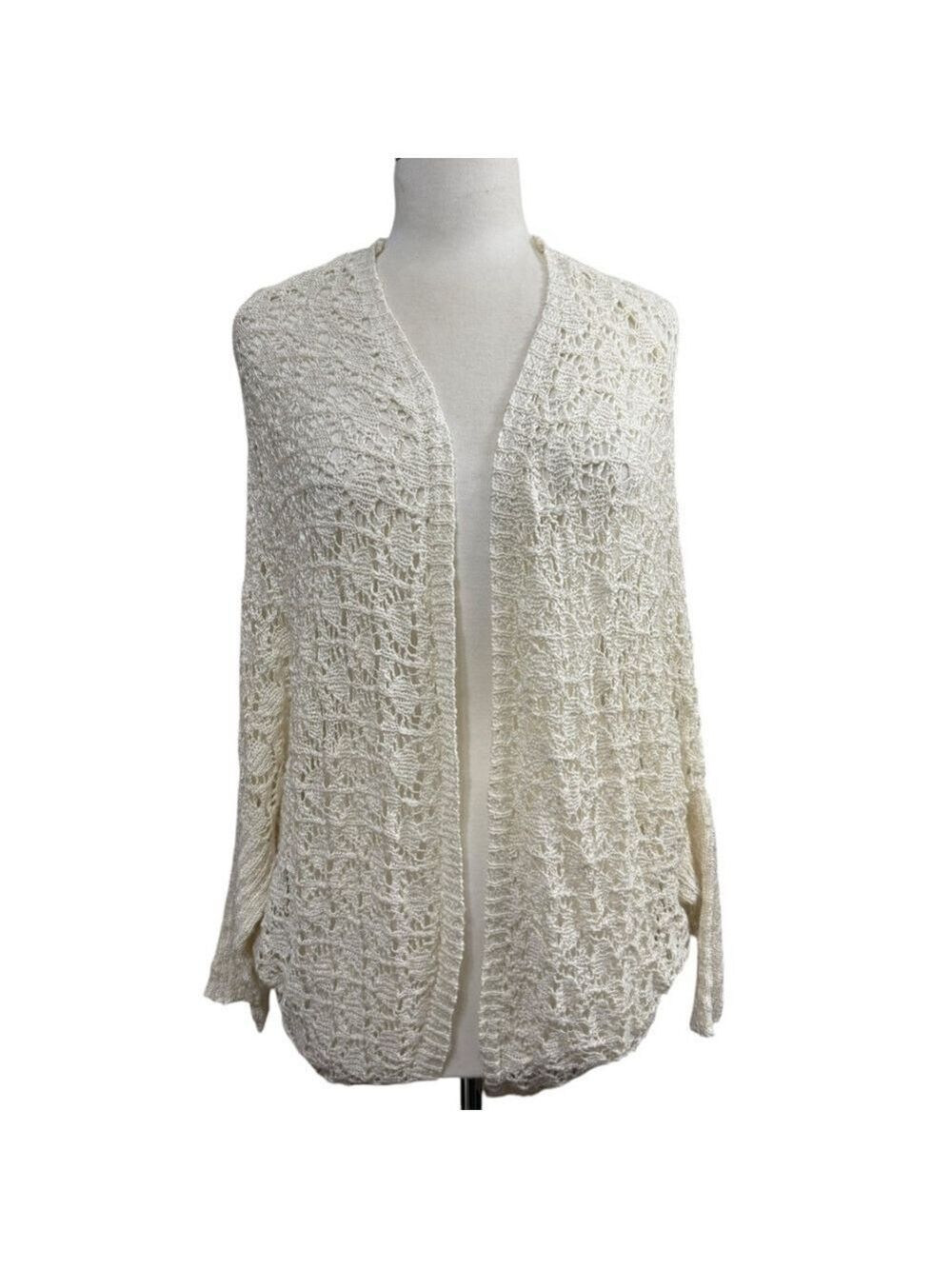 Women's Maurices Off White Cardigan Sweater Size S